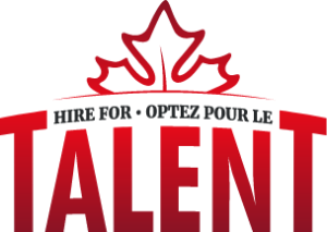 Logo for Hire for Talent, a national awareness campaign to encourage employers to hire folks with disabilities.